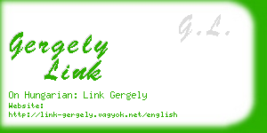 gergely link business card
